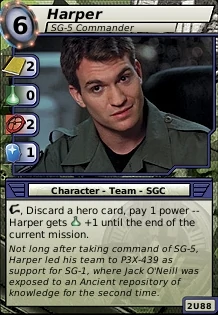 Harper, SG-5 Commander